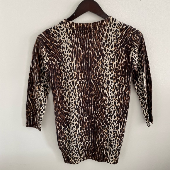 JCrew leopard wool sweater | S - Picture 3 of 7